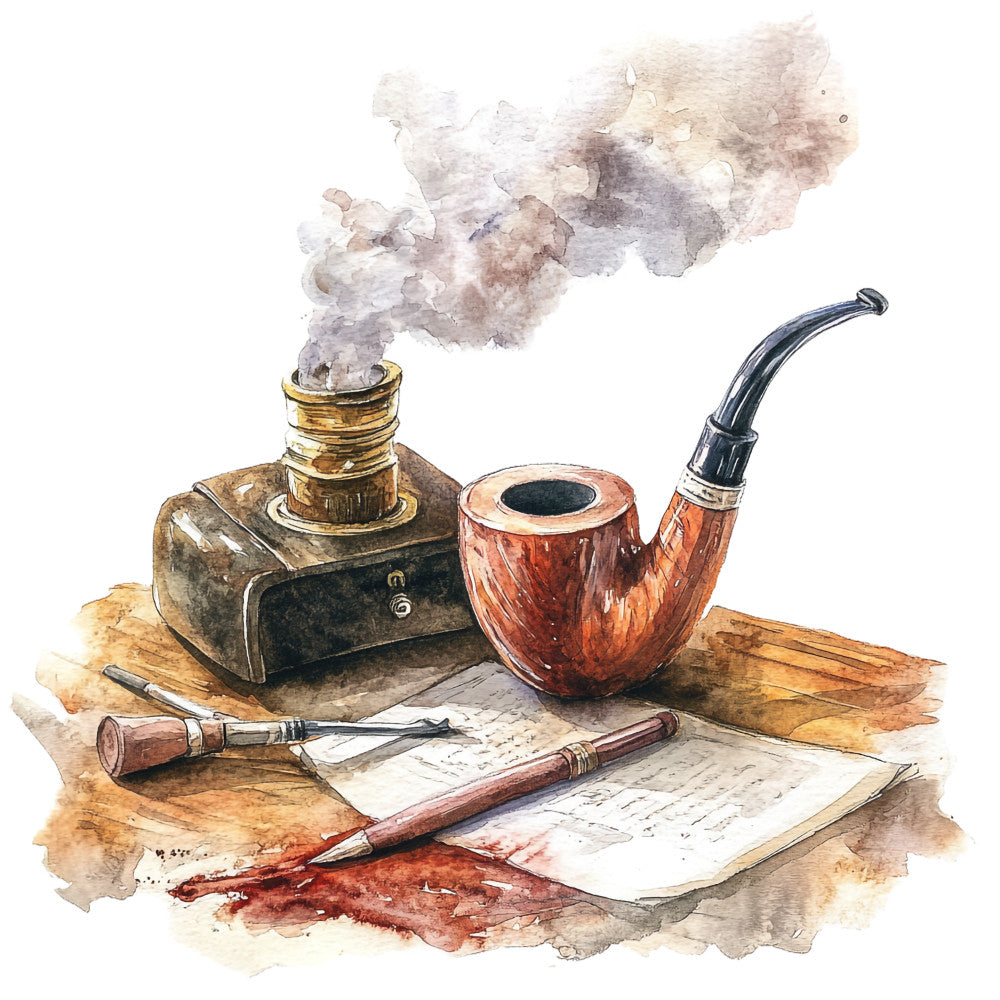 Murder Mystery Fabric Panel 30