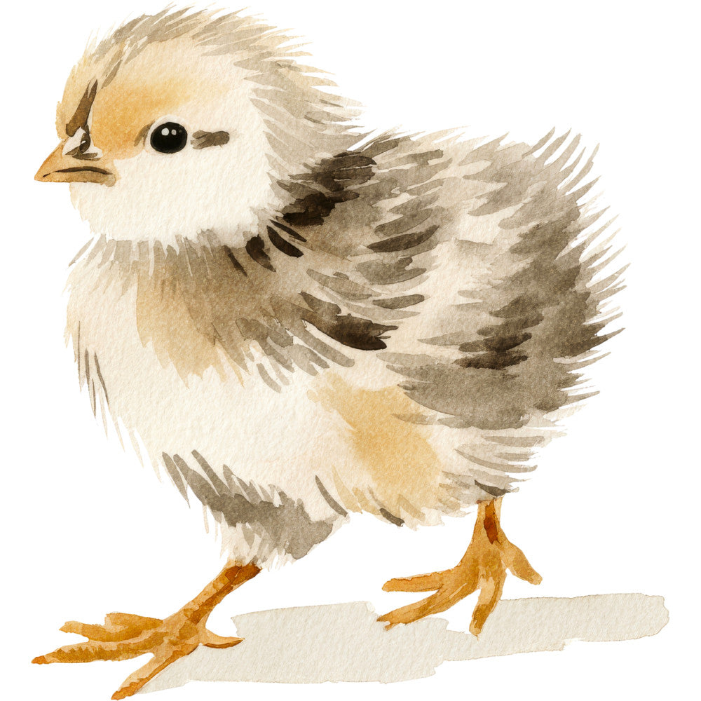 Rustic Barnyard Birds Fabric Panel 25