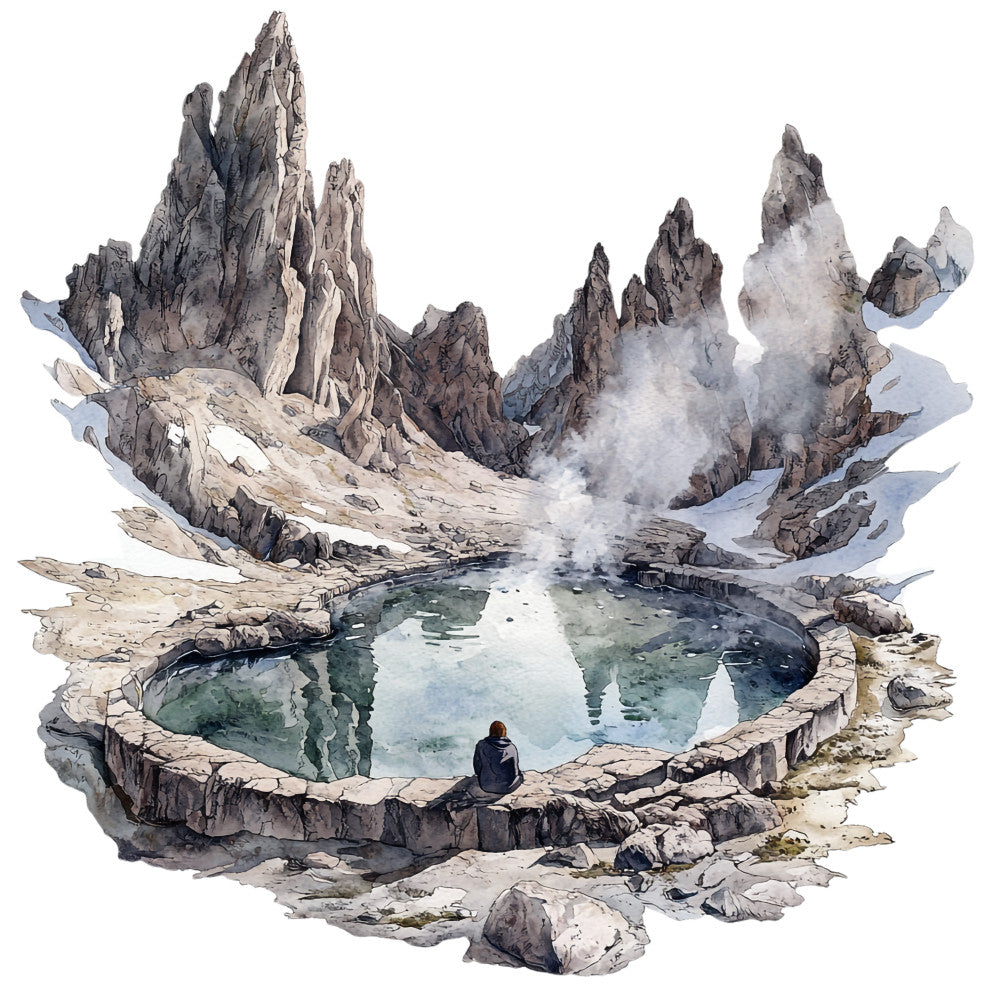 Greenland Landscape Fabric Panel 24