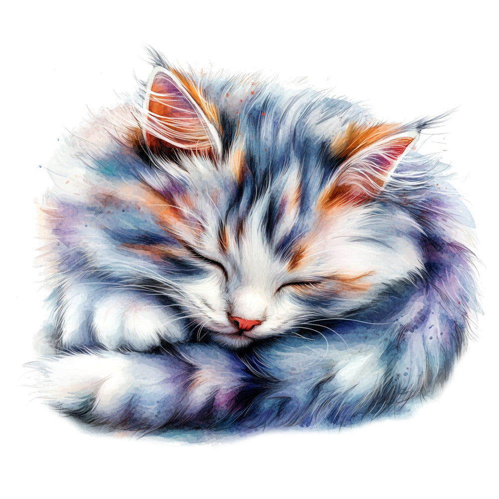 Colorful Cats Fabric Panel 26