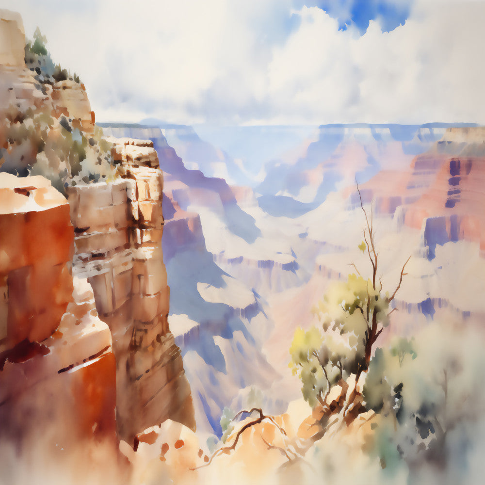 Grand Canyon Landscape Fabric Panel 6