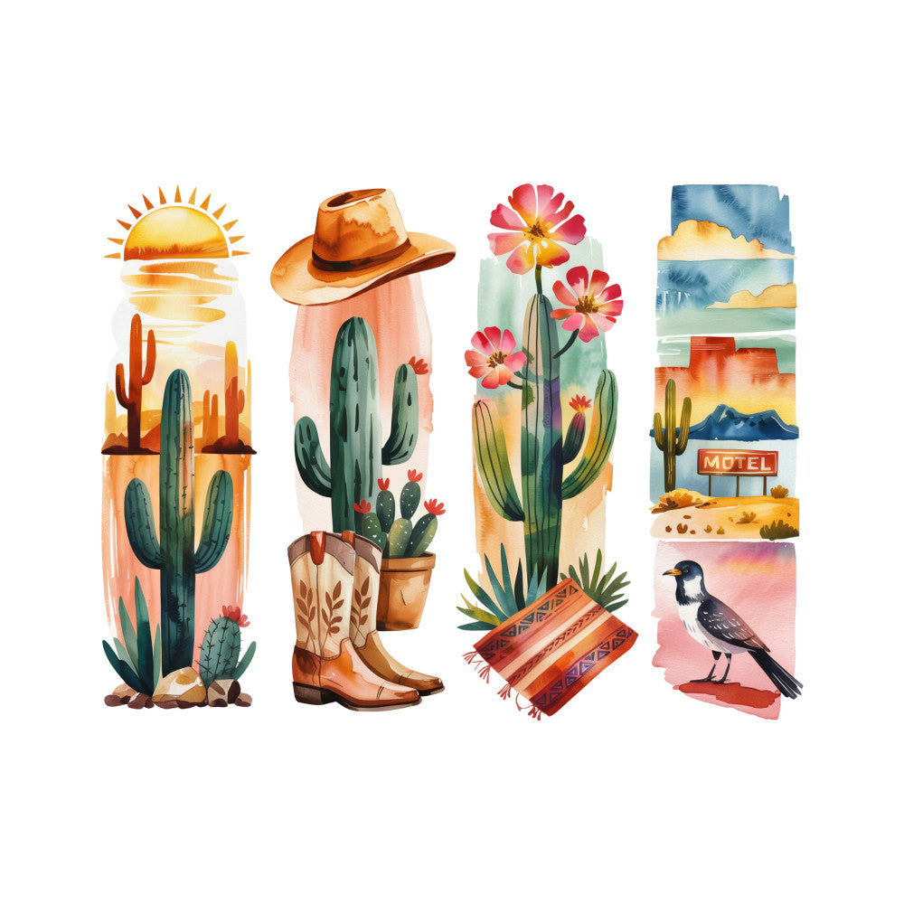 Brushstroke State Fabric Panel 20