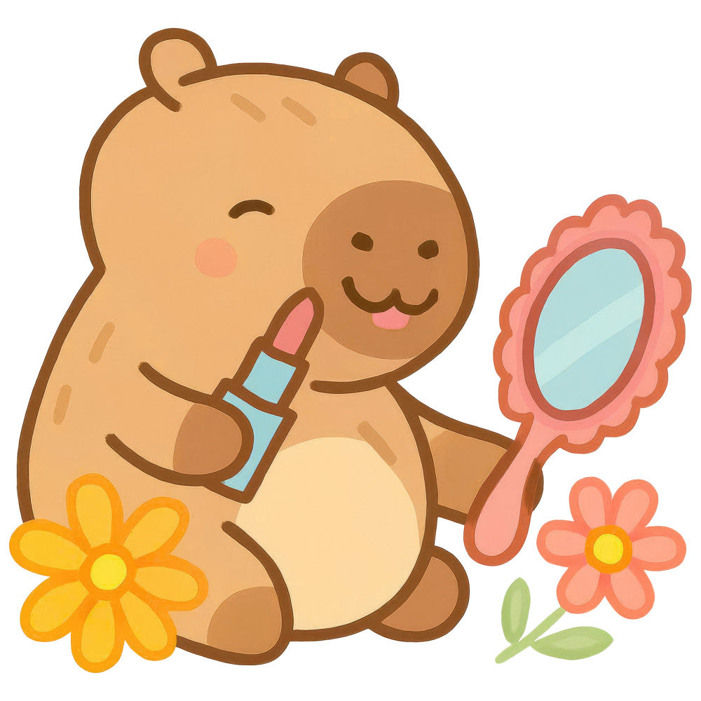 Cartoon Capybara Fabric Panel 25