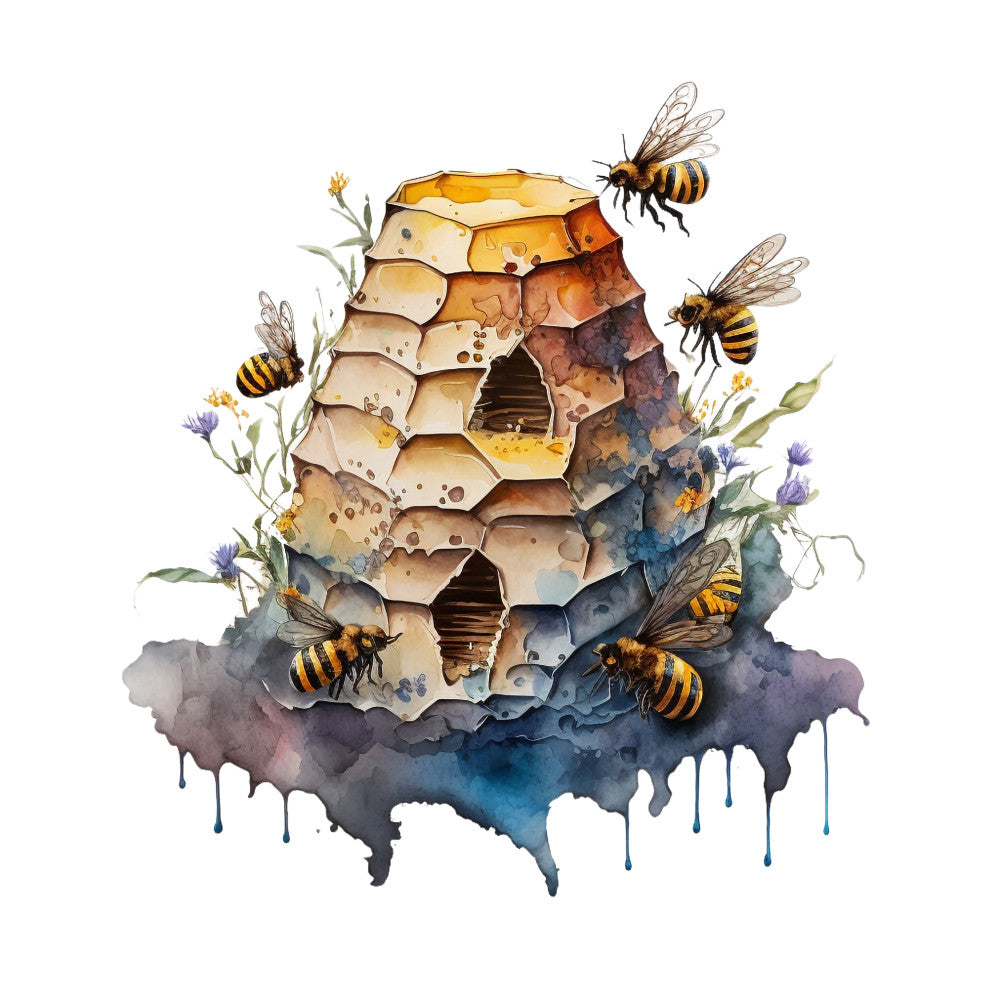 Honey Bees Fabric Panel 6