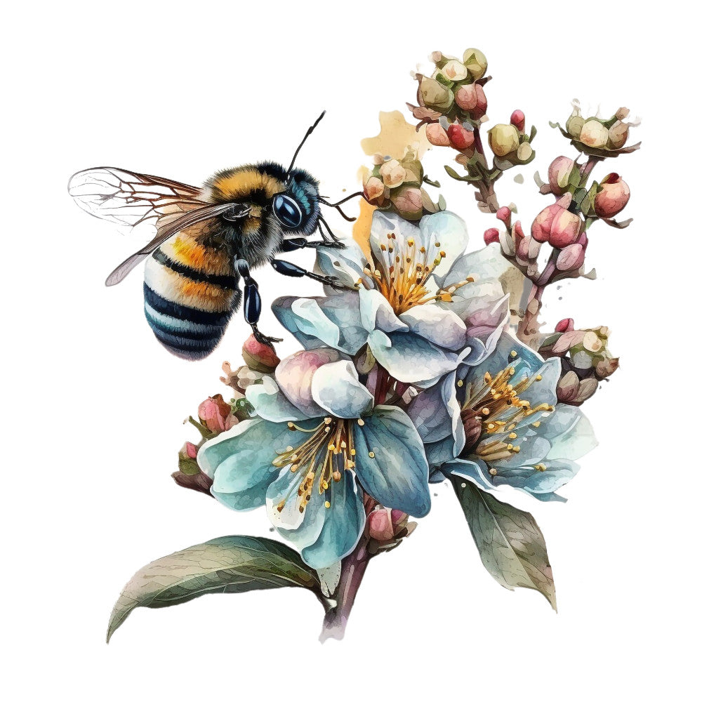 Honey Bees Fabric Panel 5