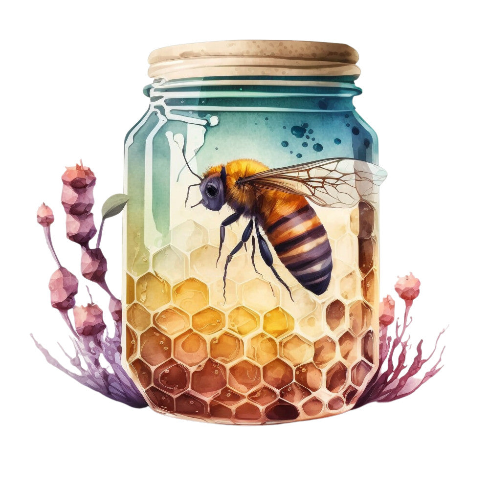 Honey Bees Fabric Panel 9