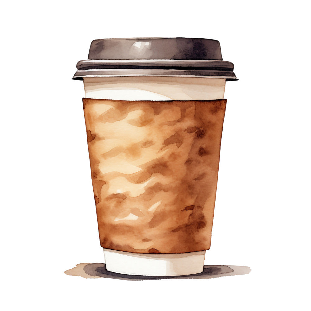 Coffee Elements Fabric Panel 5