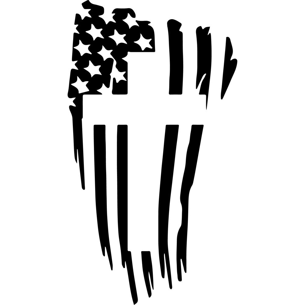 American Flag Icons Fabric Panel 16