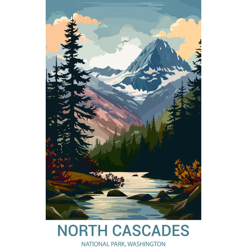 National Parks Posters Fabric Panel 32
