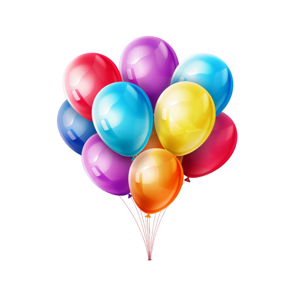 Party Balloons Fabric Panel 45