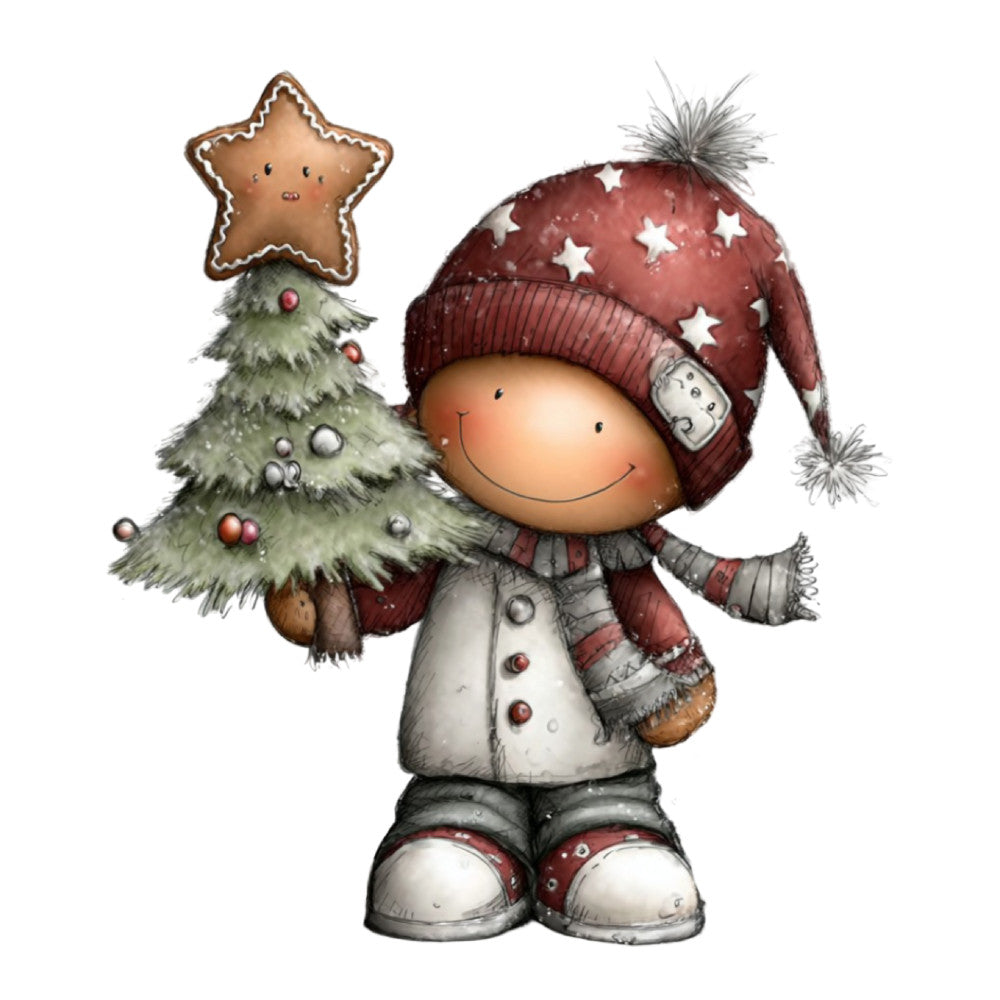 1st Whimsical Christmas Fabric Panel 121