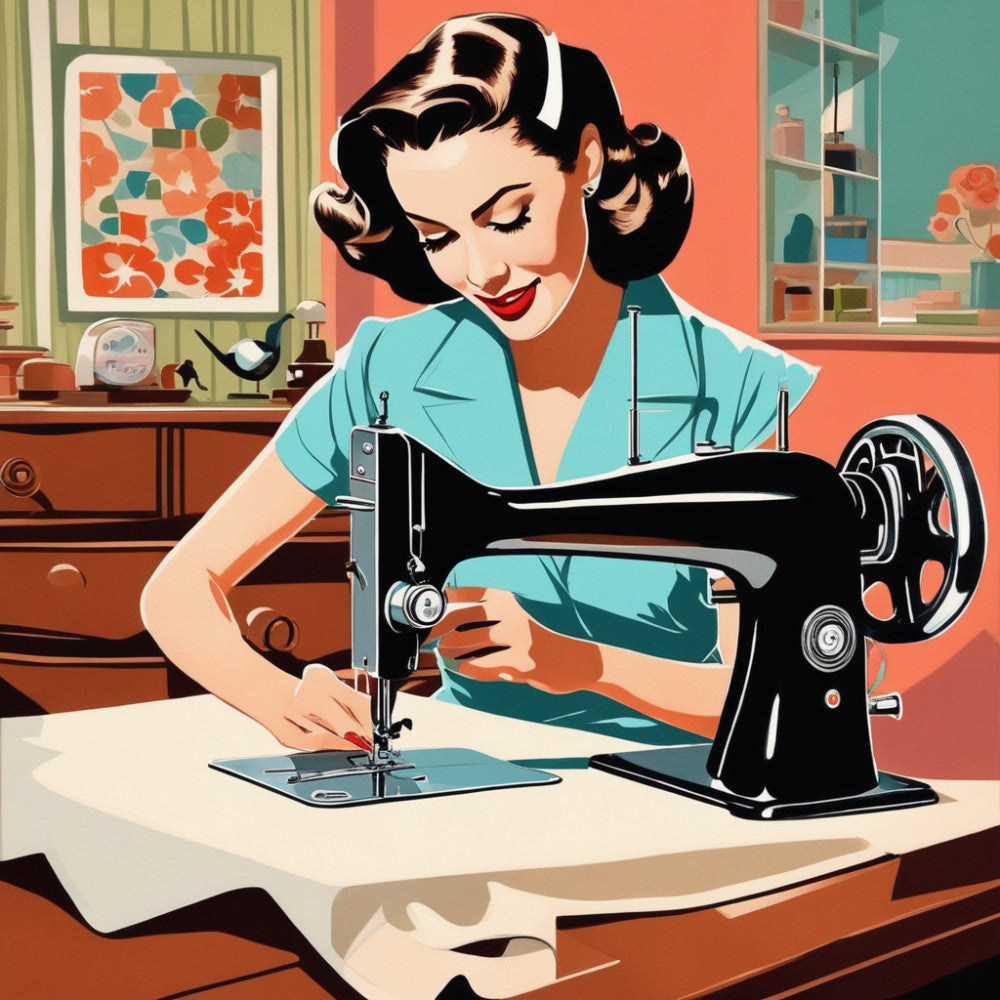 Sewing Ladies Fabric Panel 5