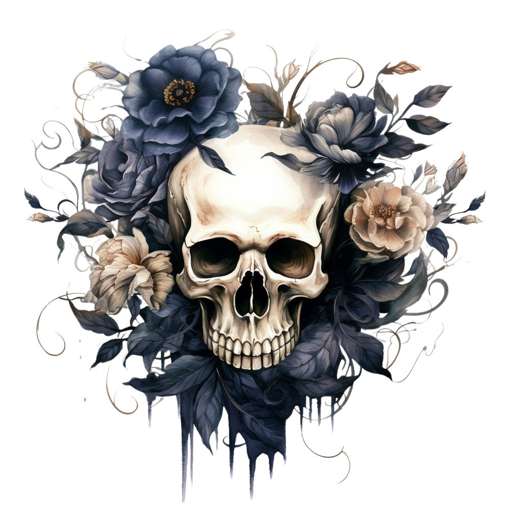 Gothic Floral Fabric Panel 32