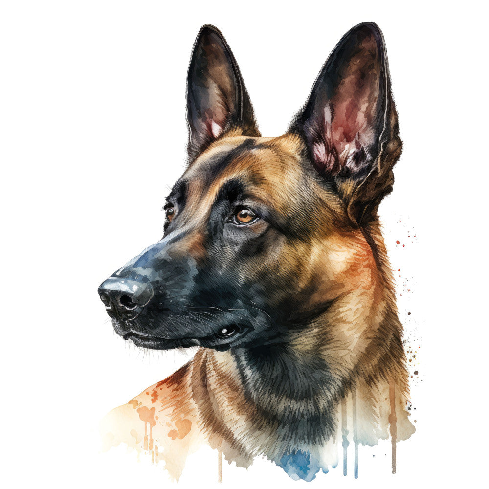 Belgian Malinois Dog Fabric Panel 6