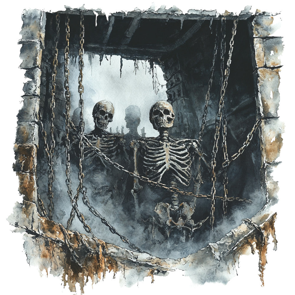 Haunted Ocean Fabric Panel 10