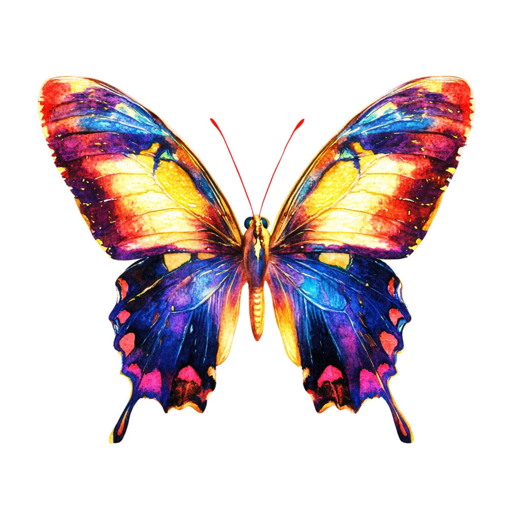 Vibrant Butterflies Fabric Panel 5