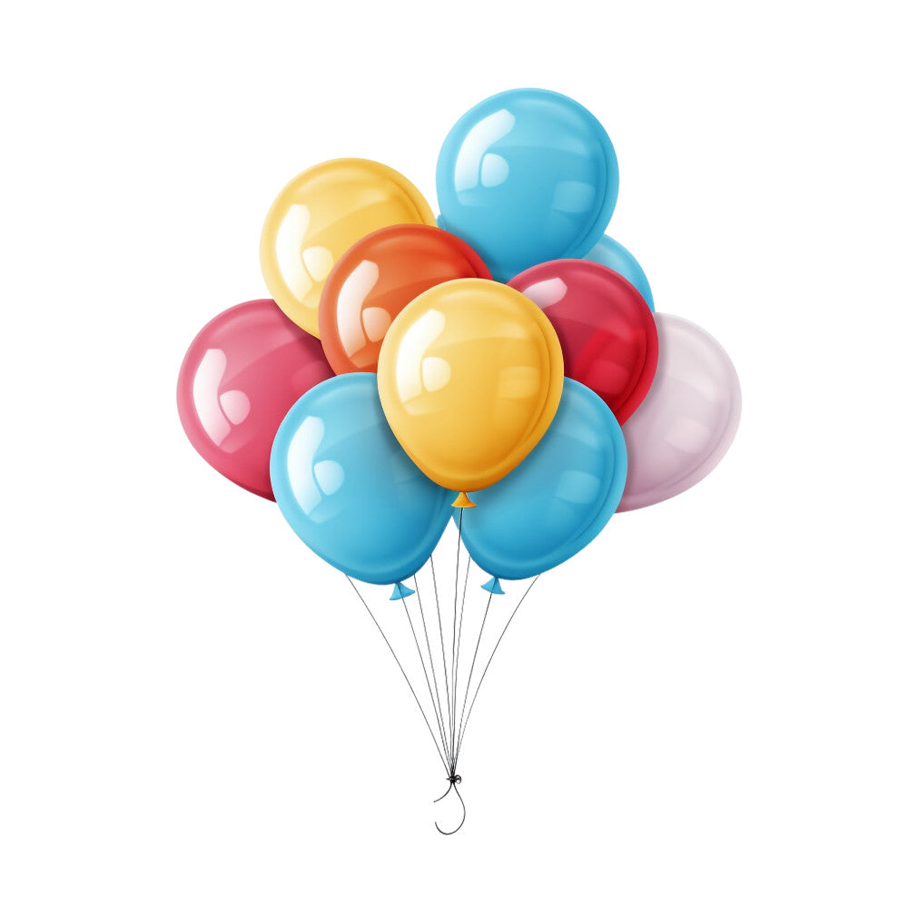 Party Balloons Fabric Panel 30