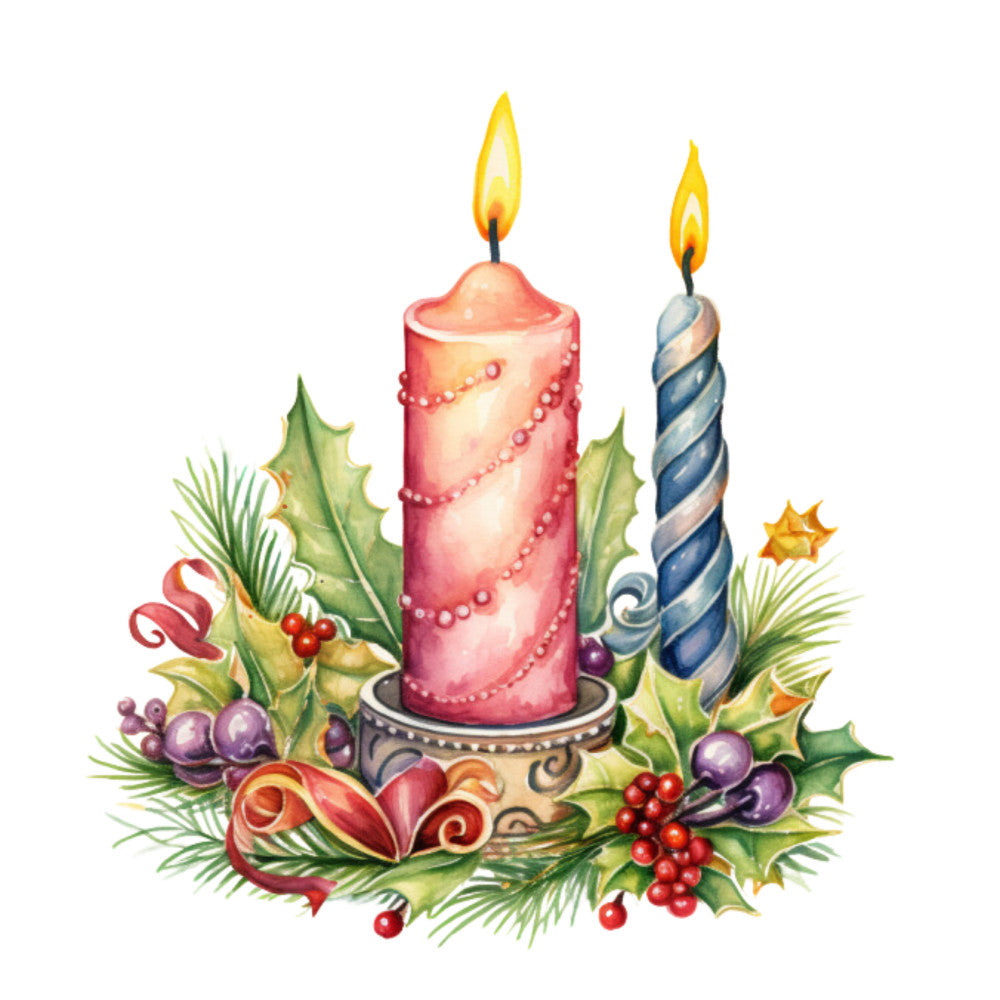 A Retro Christmas Fabric Panel 32