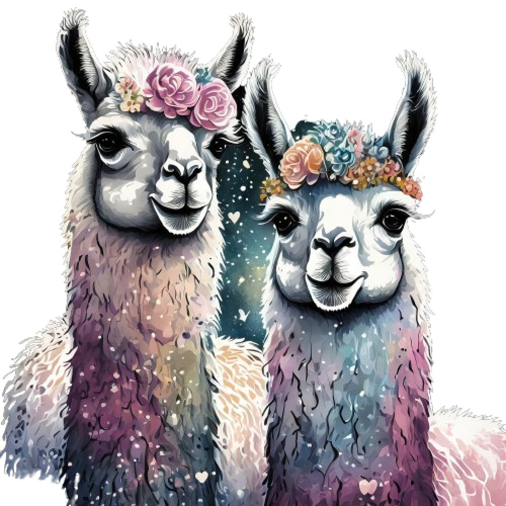 Llama Friends Fabric Panel 4