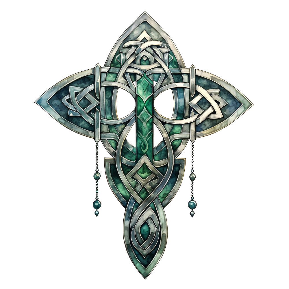 Celtic Symbols Fabric Panel 22
