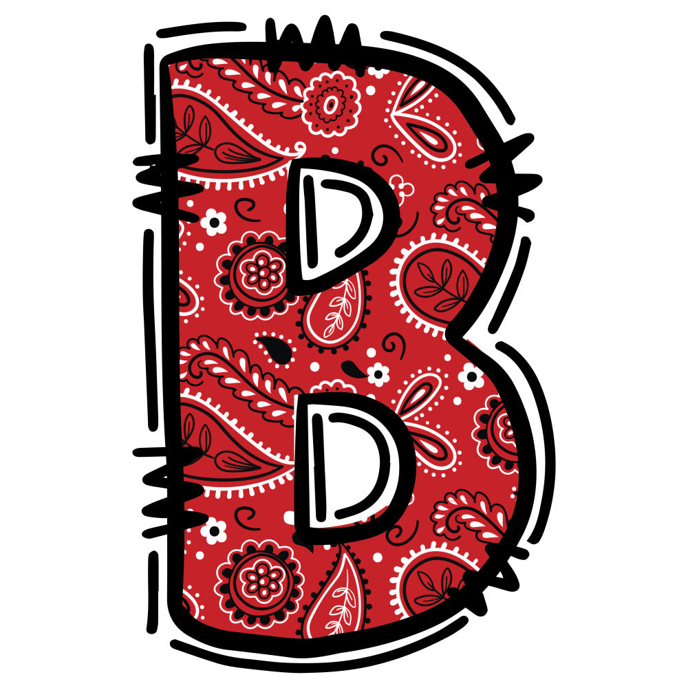 Cowboy Alphabet Fabric Panel 3
