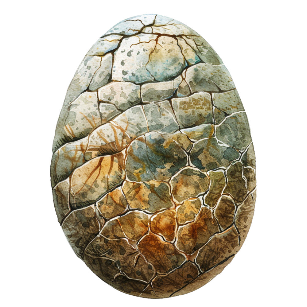 Watercolor Dinosaurs Fabric Panel 9