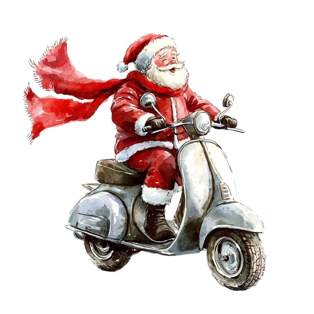 Santas Day Off Fabric Panel 23