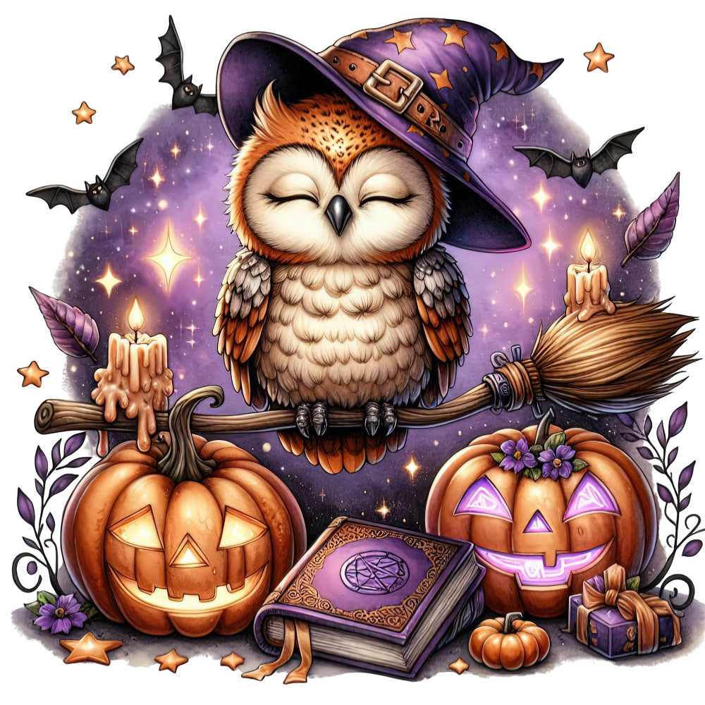 Halloween Wonder Animals Fabric Panel 142