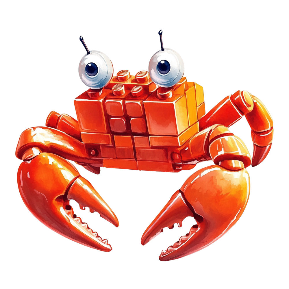 Building Bricks Animals Fabric Panel 28