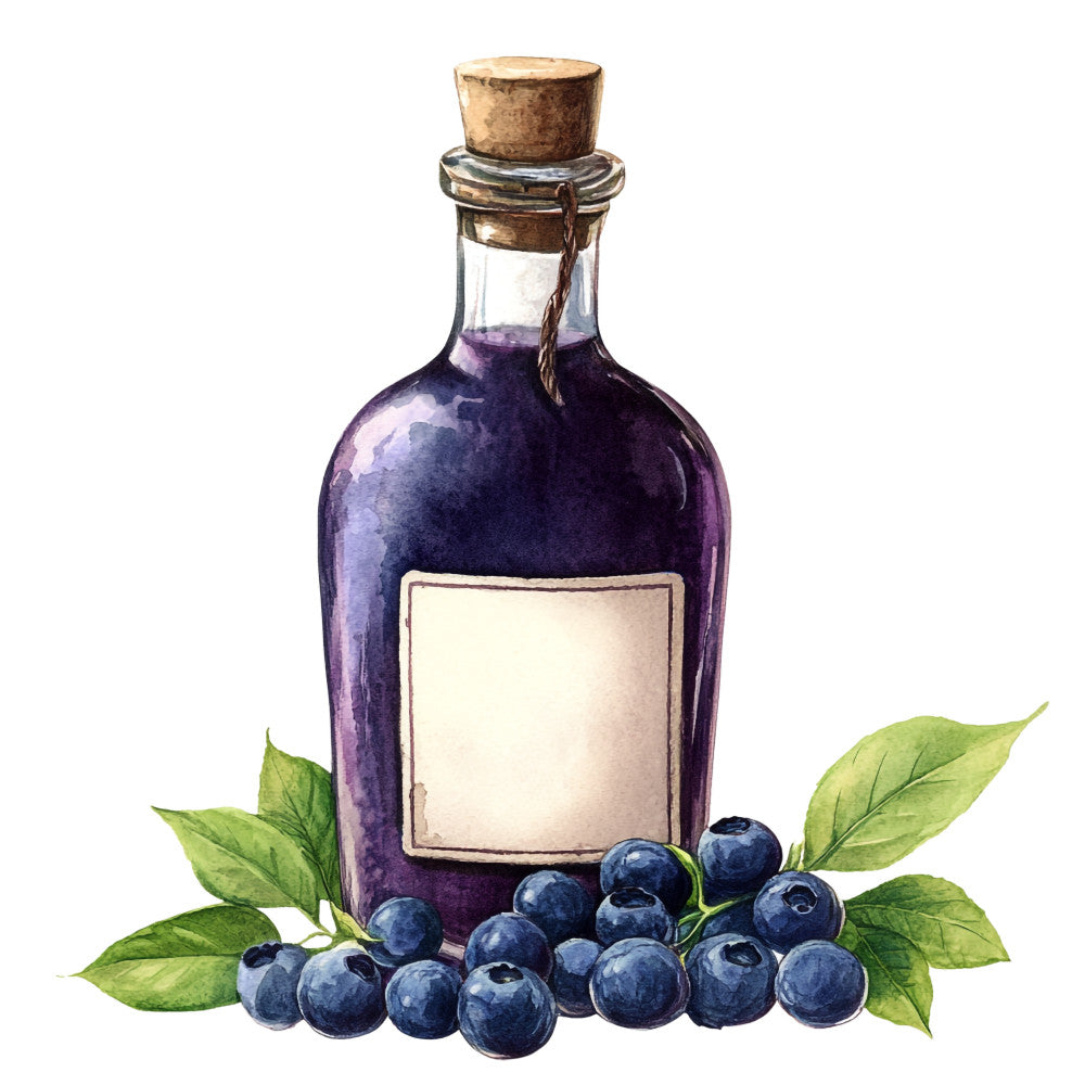 Blueberry Gardens Fabric Panel 26