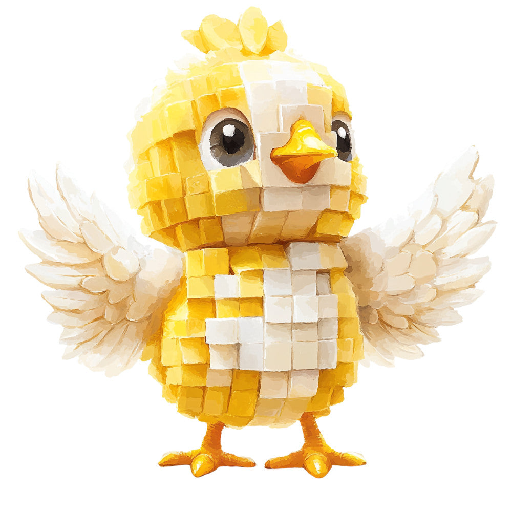 Building Bricks Animals Fabric Panel 17