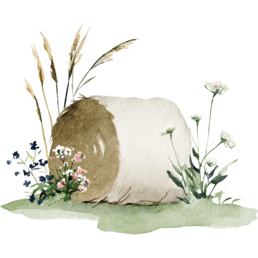 Watercolor Horses Fabric Panel 8