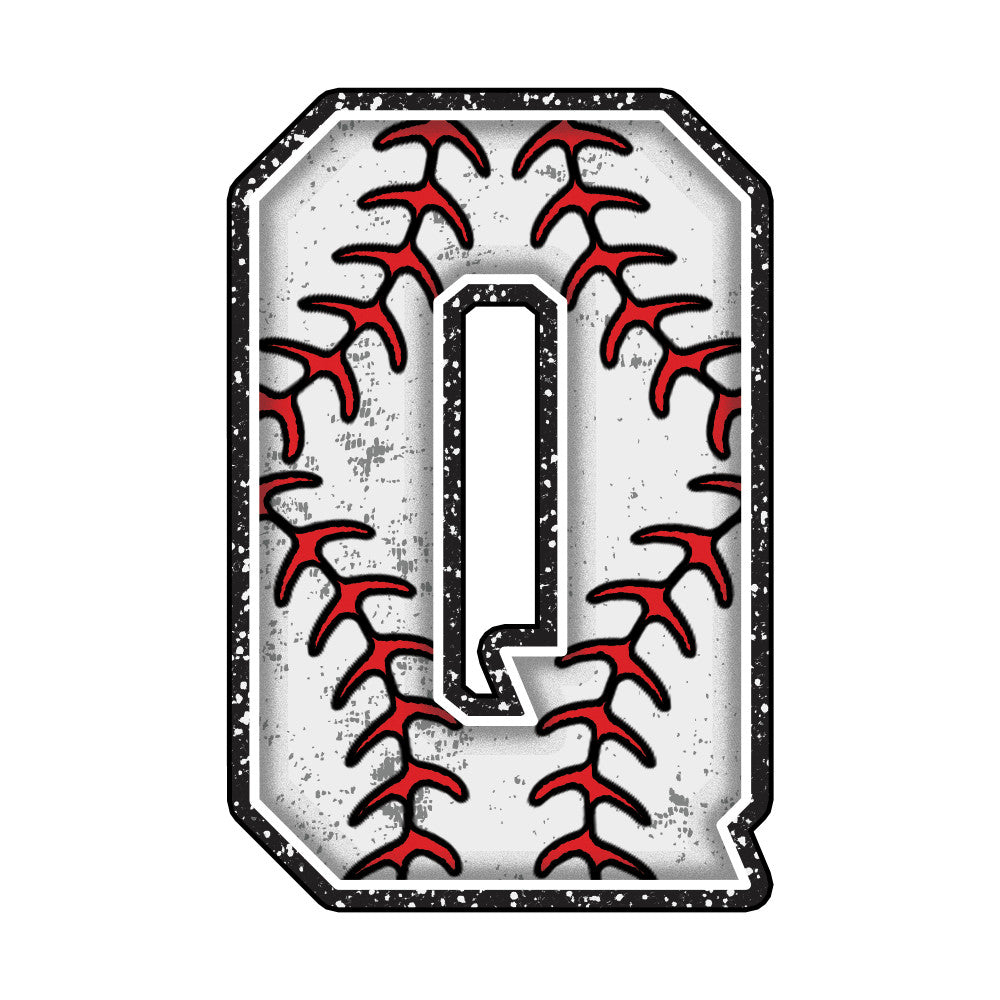 Baseball Alphabet Fabric Panel 27