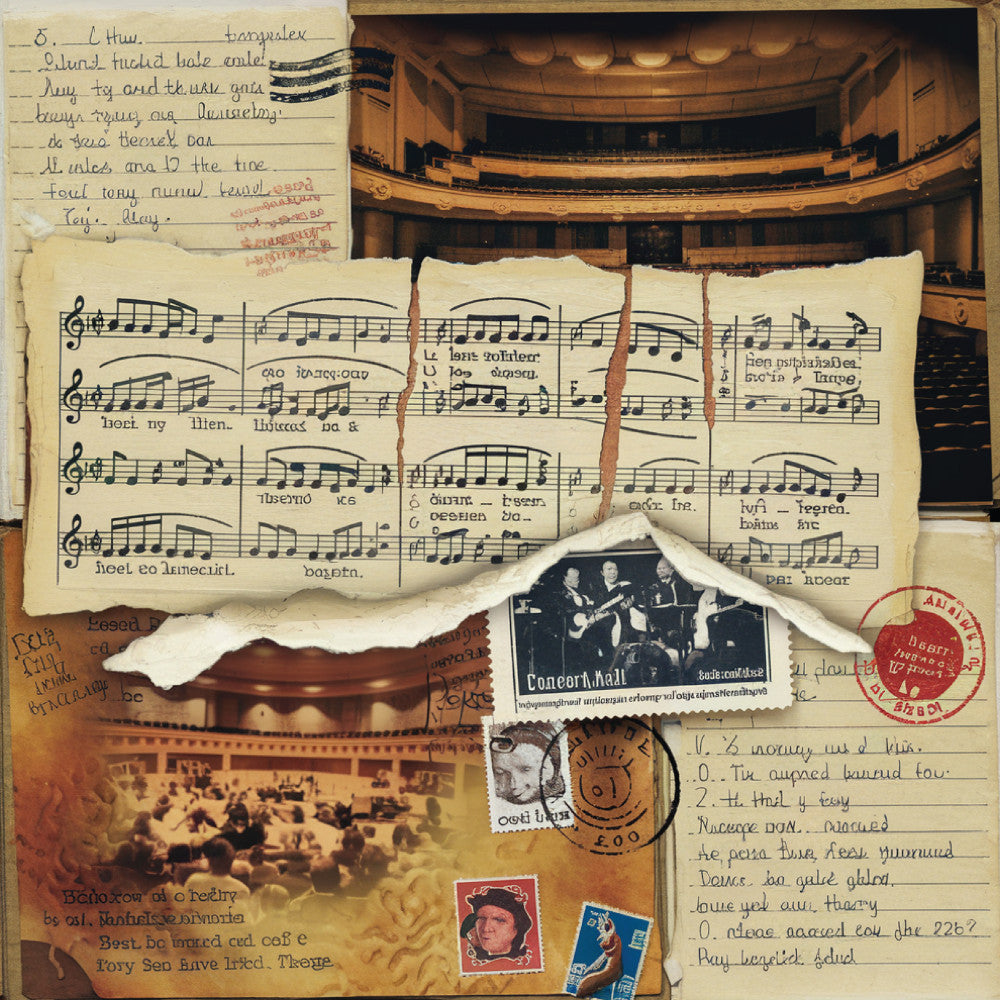 Music Sheet Fabric Panel 4