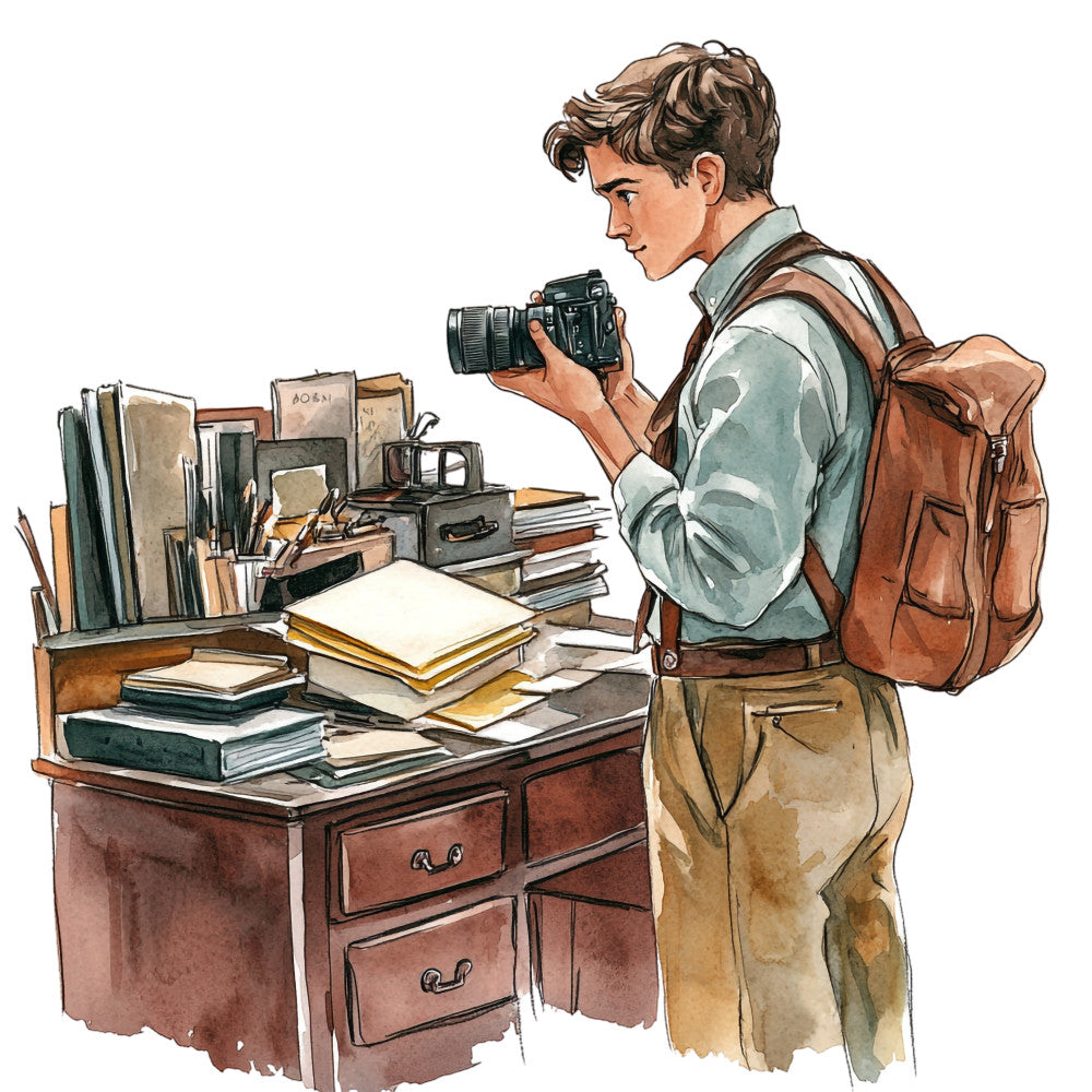 Murder Mystery Fabric Panel 26