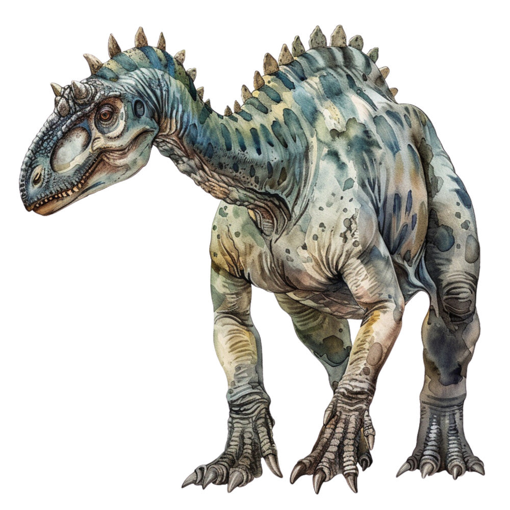 Watercolor Dinosaurs Fabric Panel 31