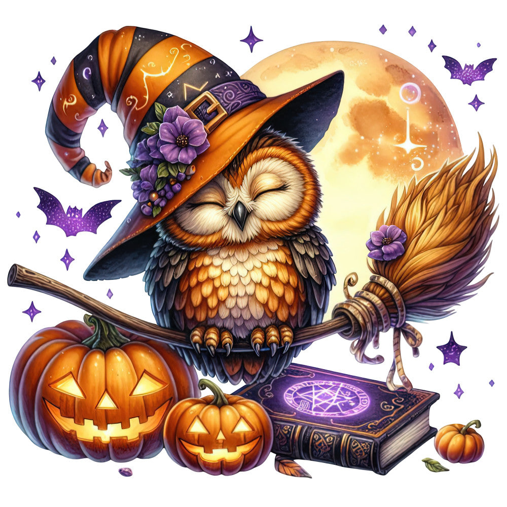 Halloween Wonder Animals Fabric Panel 92