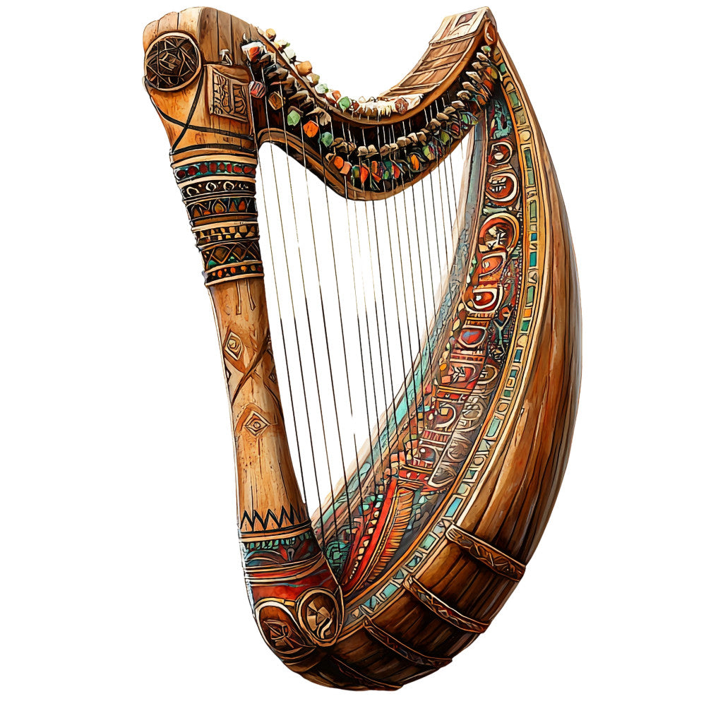 Watercolor Africa Fabric Panel 19