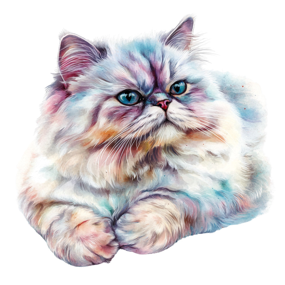 Colorful Cats Fabric Panel 1