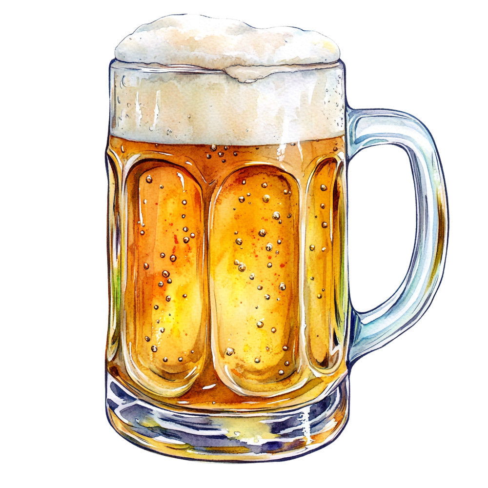 Watercolor Oktoberfest Fabric Panel 13