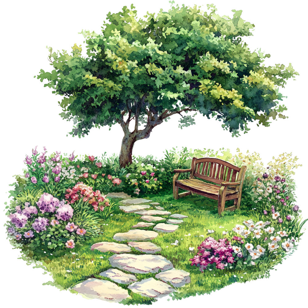 Spring Gardens Fabric Panel 19