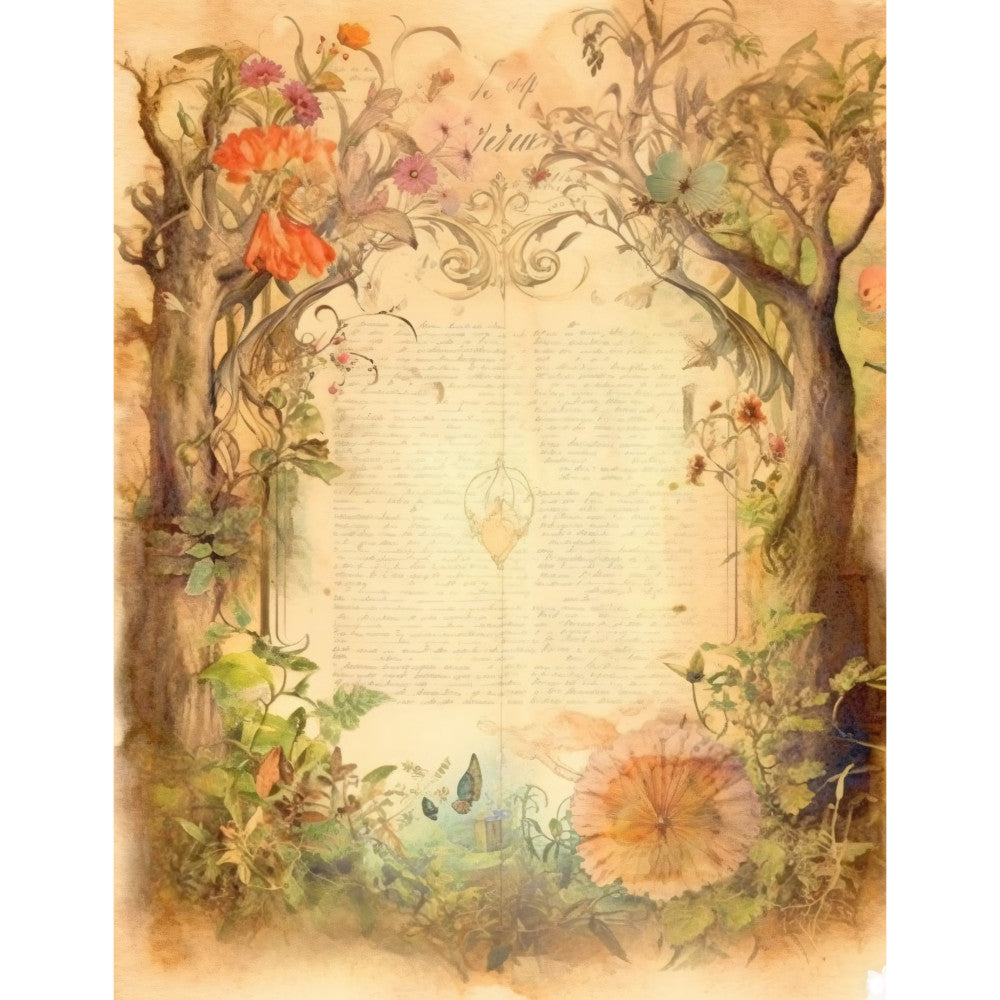 Enchanted Forest Fabric Panel 11