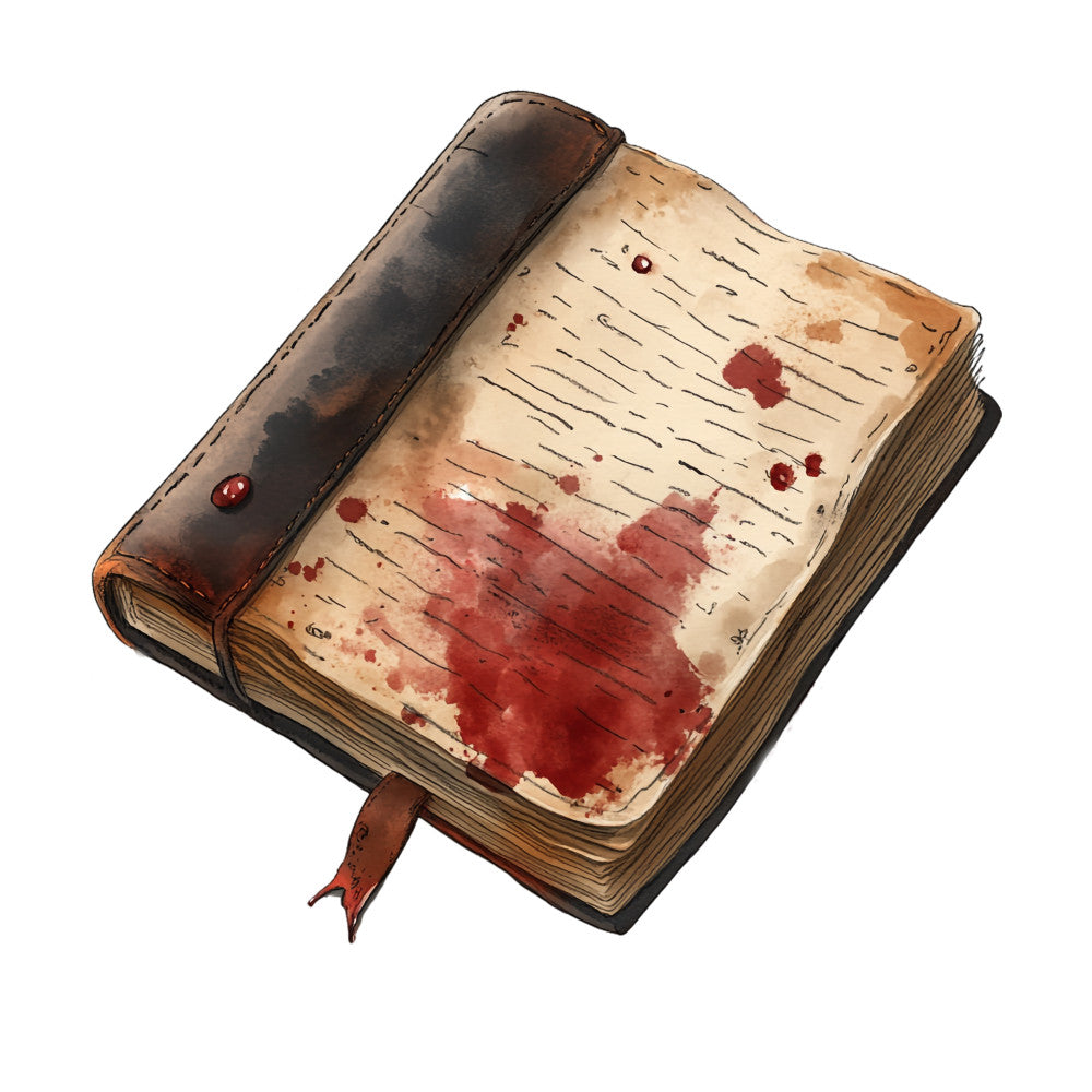 Murder Mystery Fabric Panel 4