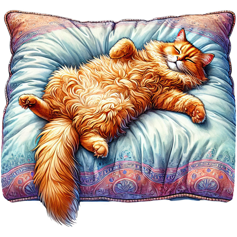 Lazy Cats Fabric Panel 26