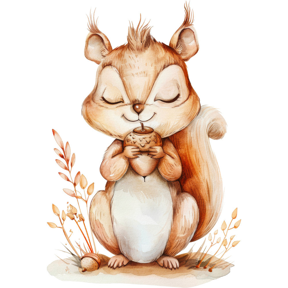 Woodland Animals World Fabric Panel 25