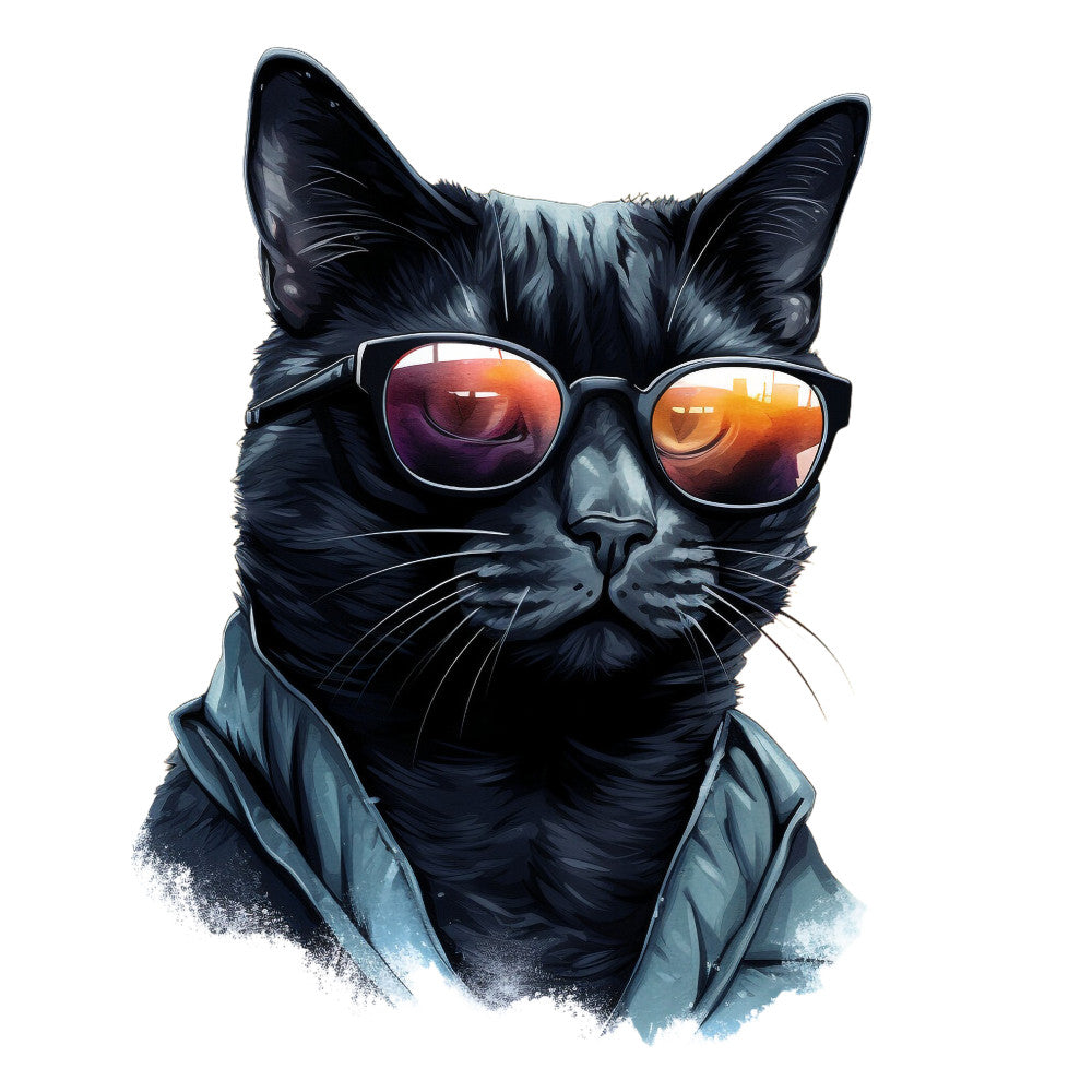 Cats with Sunglasses Fabric Panel 38