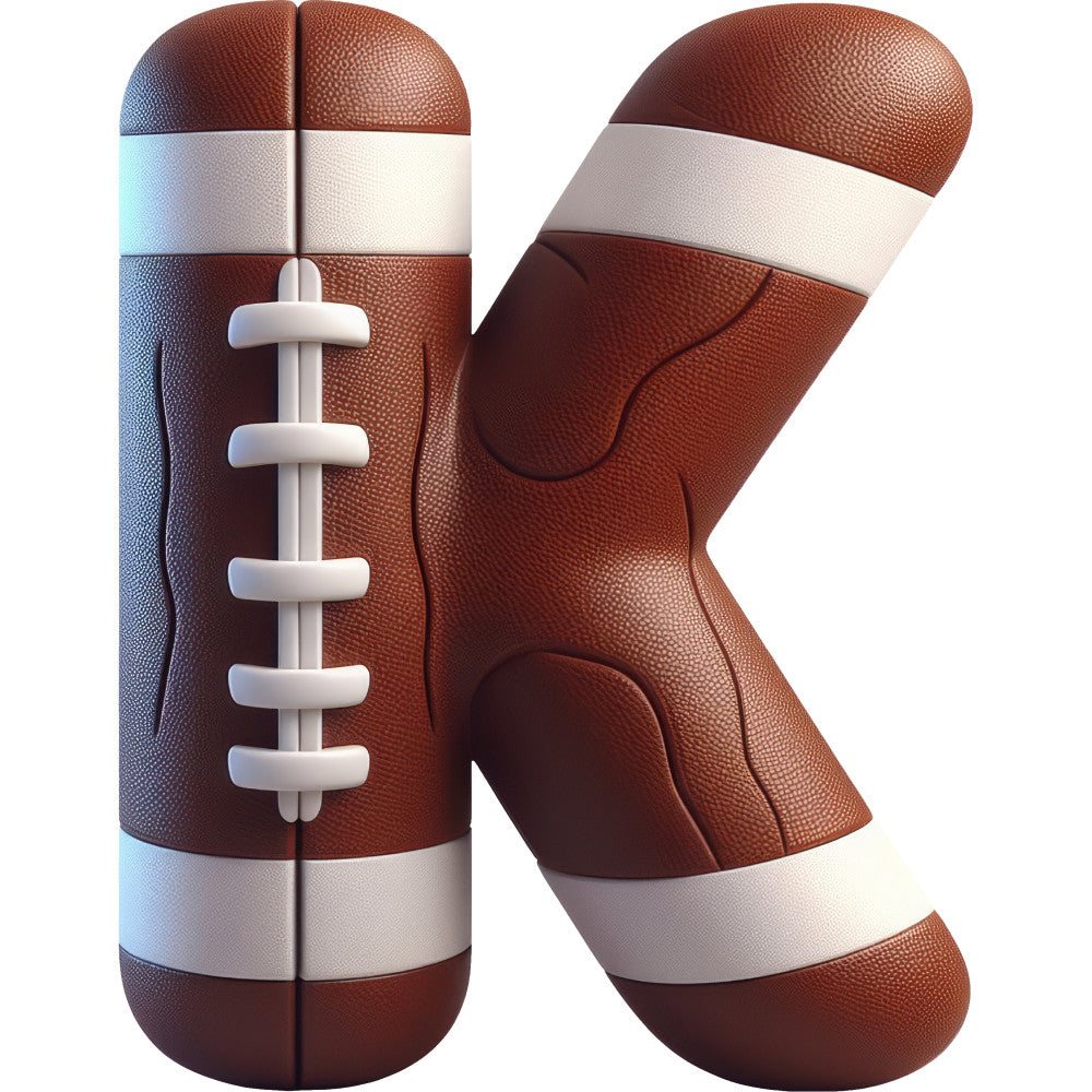 Football Alphabet Fabric Panel 19