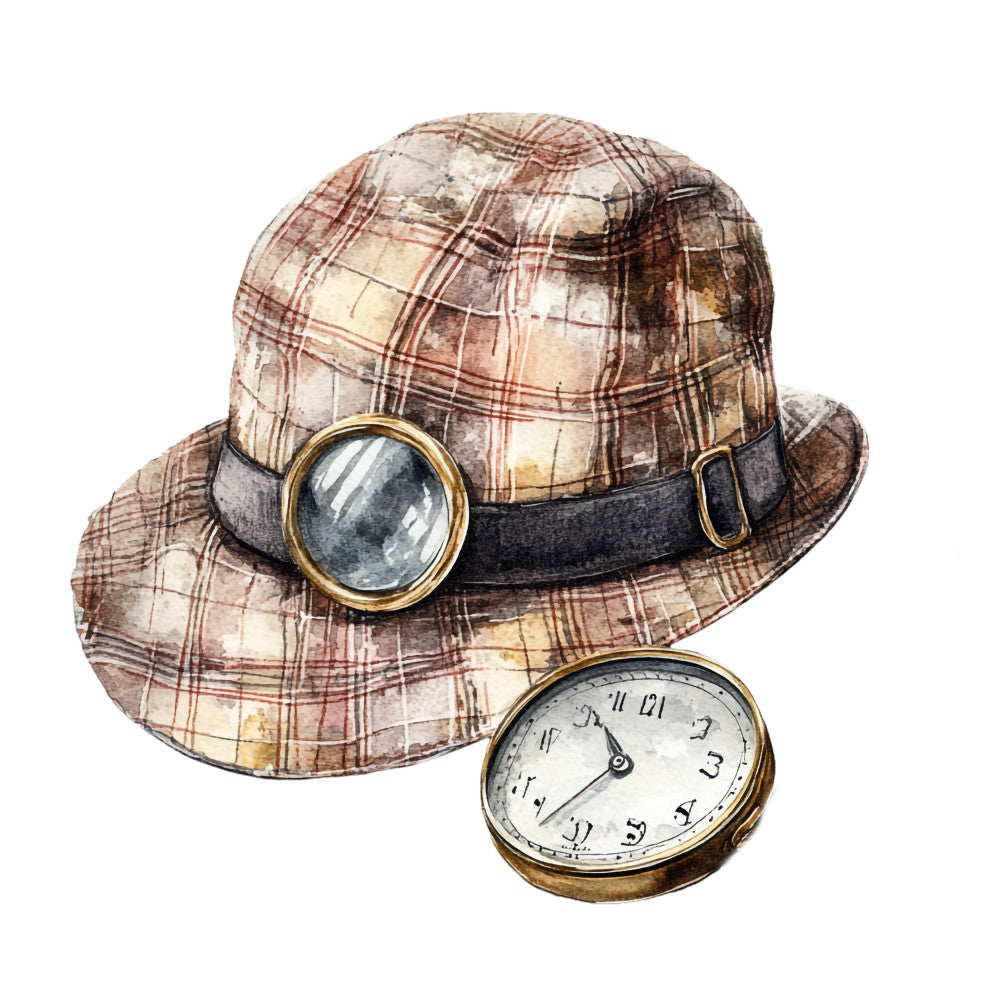 Murder Mystery Fabric Panel 19