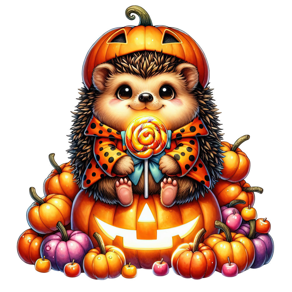 Halloween Wonder Animals Fabric Panel 152