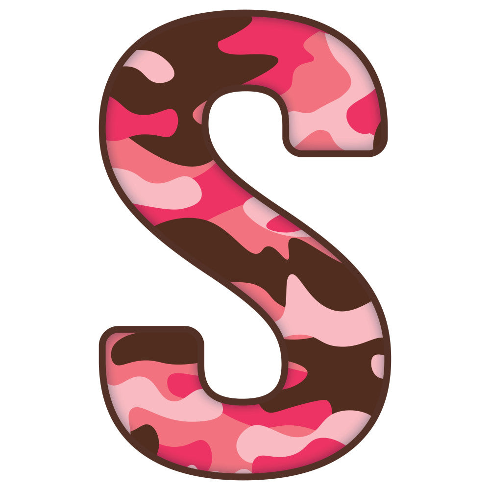 hot pink, coral pink, light pink, chocolate brown, dark brown, camouflage pattern, camo, abstract pattern, modern, whimsical, playful, number 3, typography, geometric shapes, layered design, contemporary, bold colors, mixed media, artistic, decorative, children's design, fun, colorful, vibrant, paper cut style, dimensional, textured appearance, fun and games, playroom decor